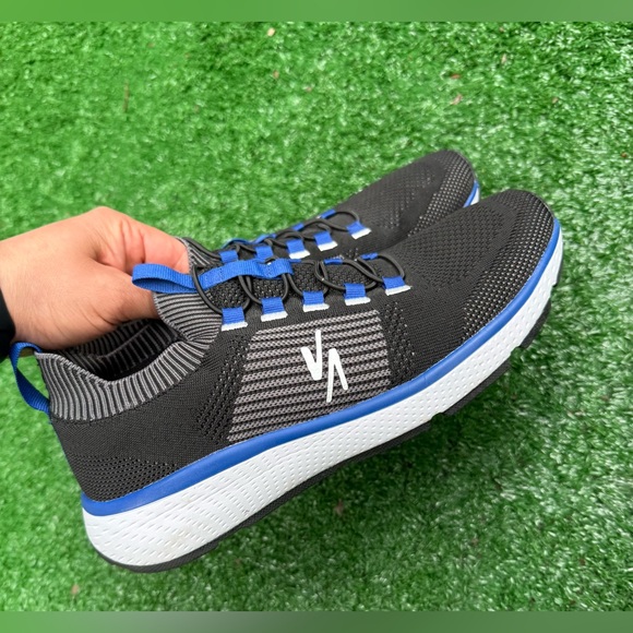 Rival Men's Running Sneakers in Black & Blue, Size 9 - Picture 7 of 12